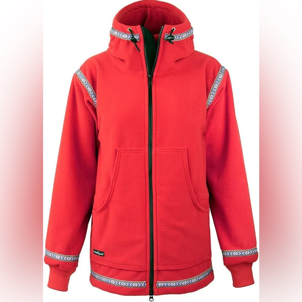 Wintergreen red expedition fleece women’s